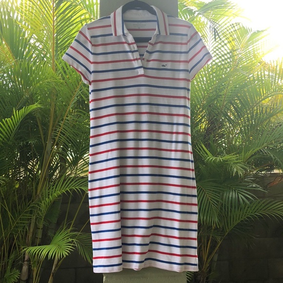 Vineyard Vines Dresses & Skirts - EUC Vineyard Vines Stripe Pique Polo Dress